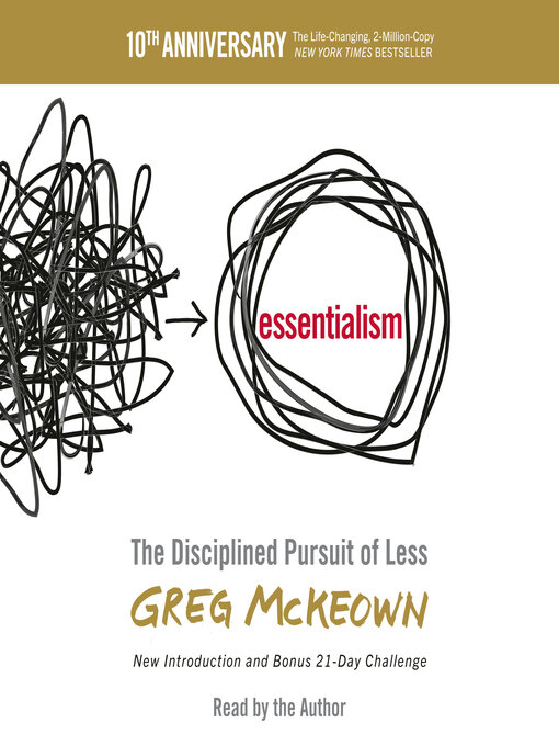 Title details for Essentialism by Greg McKeown - Available